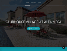 Tablet Screenshot of clubhousevillage.com